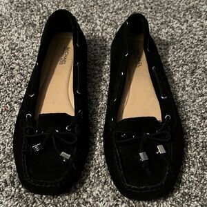 Michael Kors Sutton Moccasin black 
Suede‎ size 7